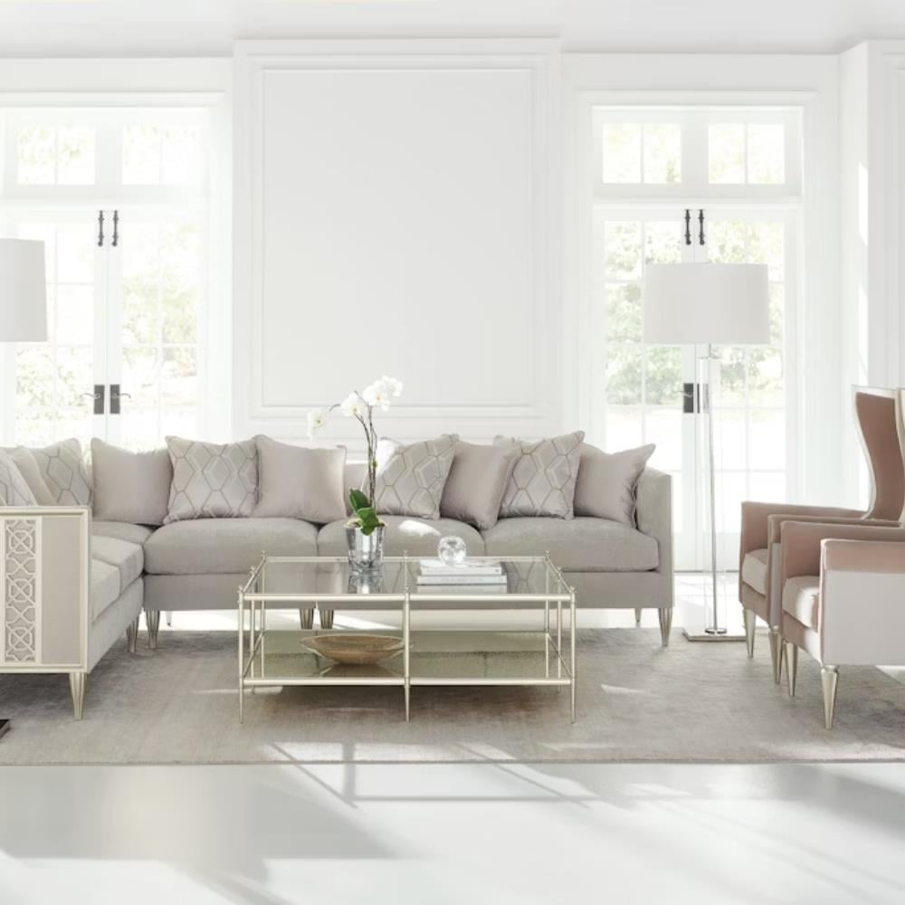 Caracole Perfectly Square Neutral Metallic Orta Sehpa 