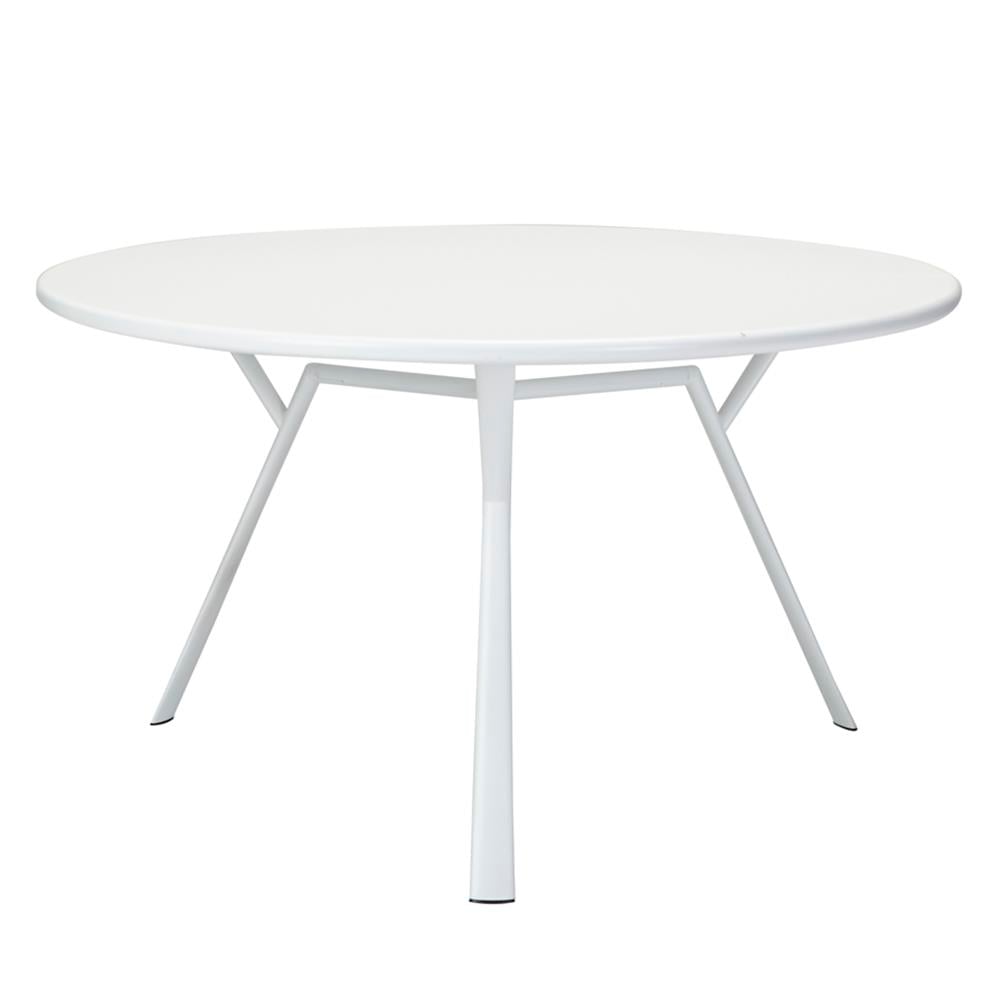 Radice Quadra Yuvarlak Yemek Masası(130)-White (1)