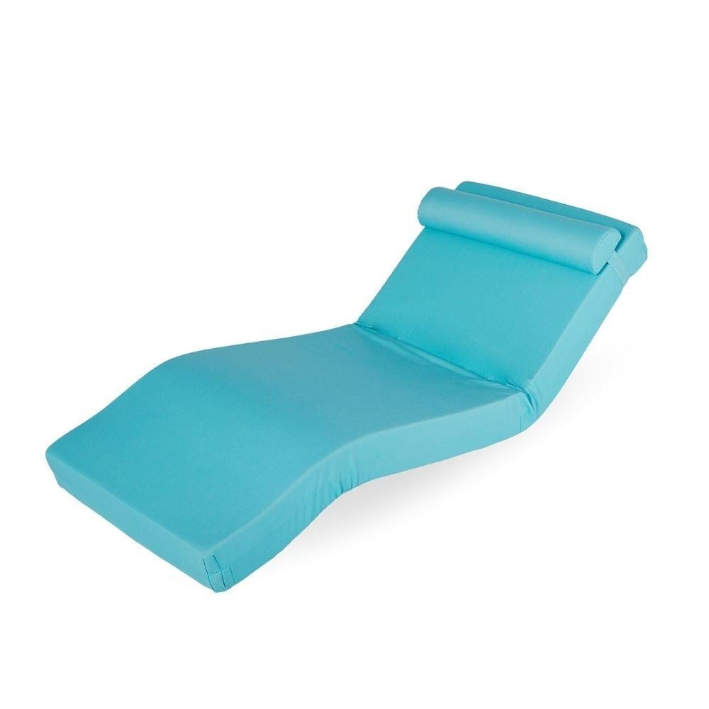 Relax Seat Aqua Baş Yastıklı Katlanır Minder Şezlong