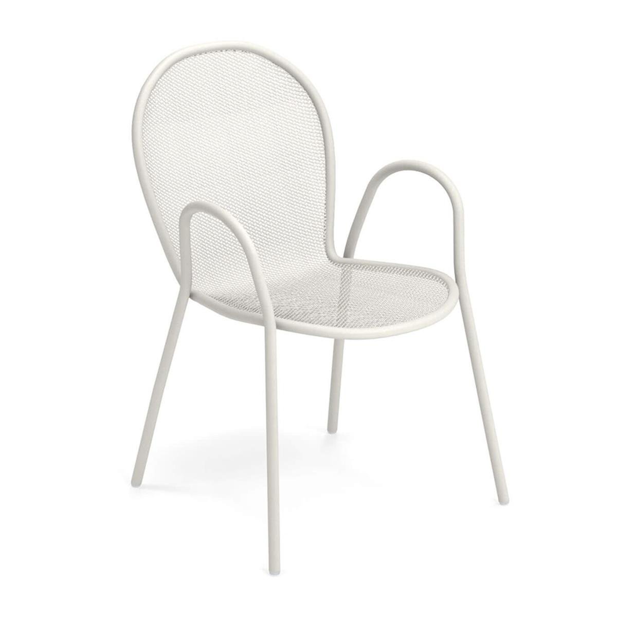Ronda Kollu Sandalye-White(23)-(116i4)