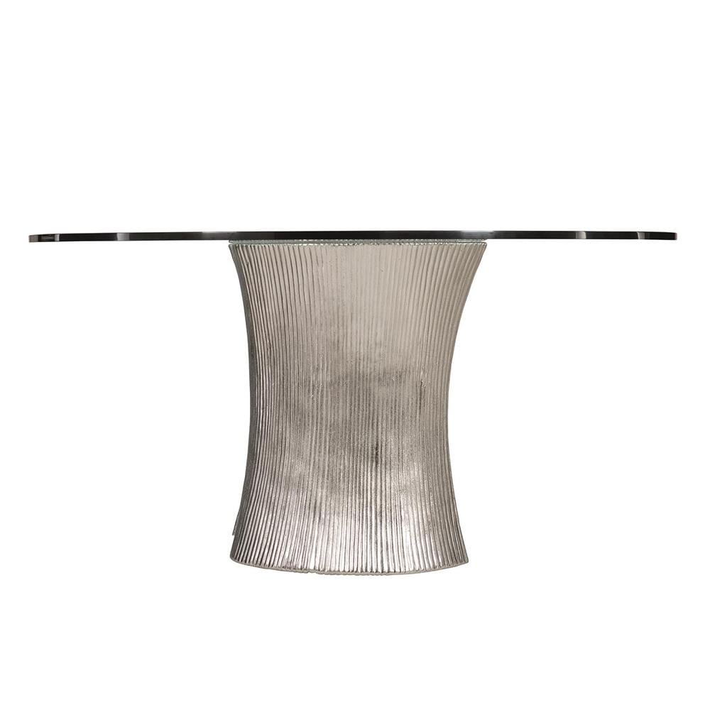 Serpentine Yemek Masası Cam Tabla