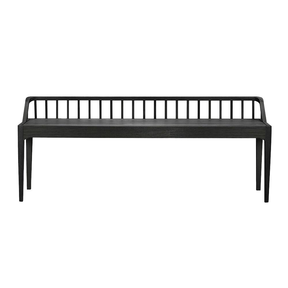 Ethnicraft Spindle Oak Black Bench