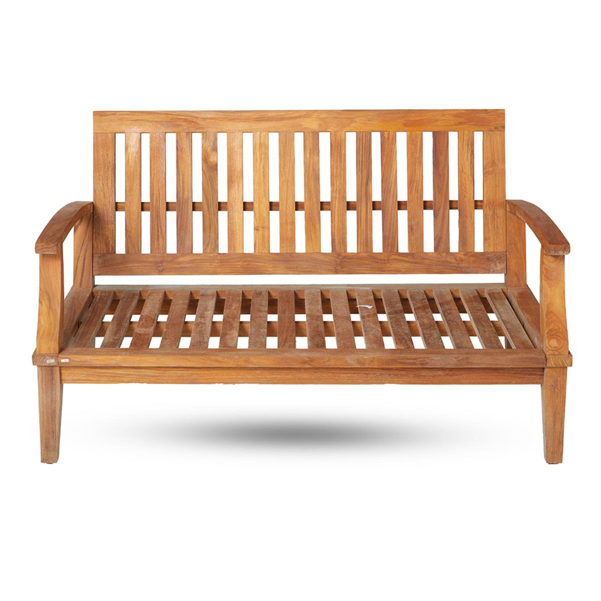 Teak Yağlı İkili Kanepe