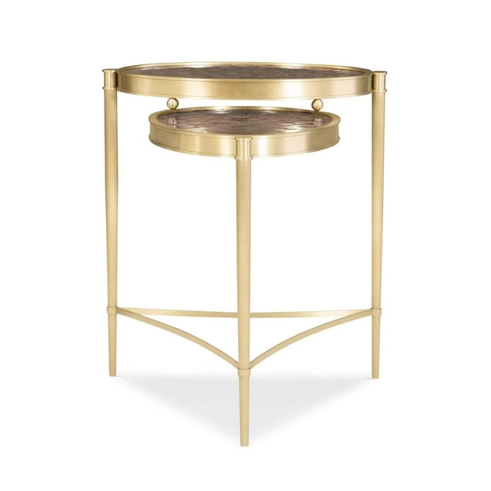 Caracole Tiered Up Champagne Gold Yan Sehpa
