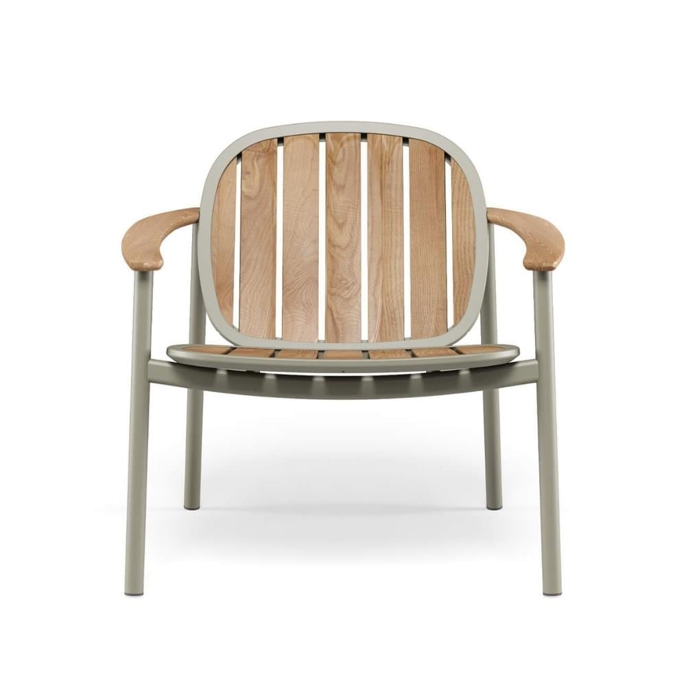 Twins Tekli Koltuk-Teak-Grey Green-(6042)