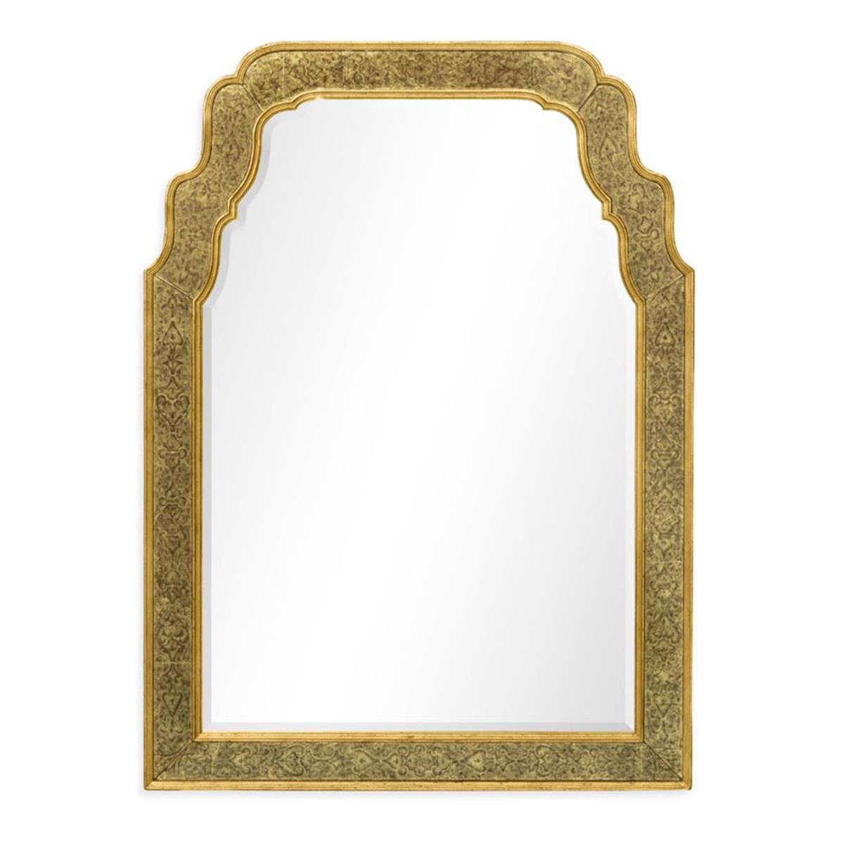 Versailles Ayna-Finish-Egl-05-2 (Genuine Gold-leaf Églomisé Glass)-