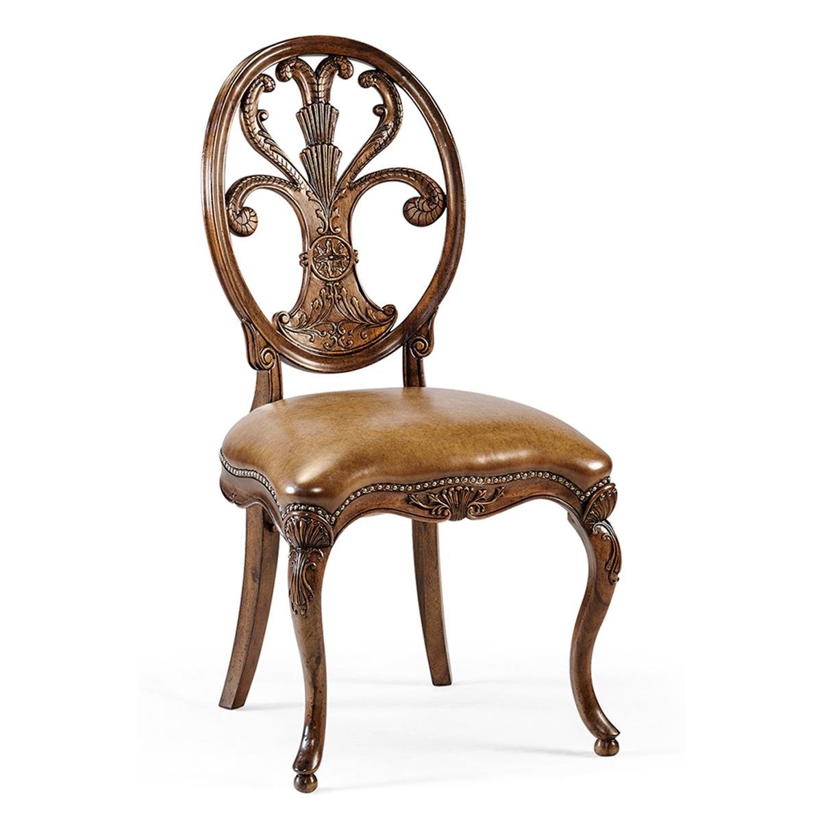 Jonathan Charles Windsor Antique Chestnut Kolsuz Sandalye