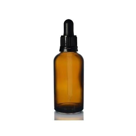 50ml Amber Dropper Şişe - Cam Damlalıklı Şişe
