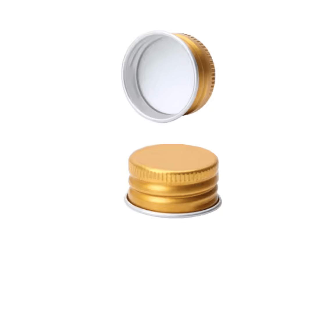 AMBER DÜZ METAL KAPAKLI 50 ML CAM ŞİŞE