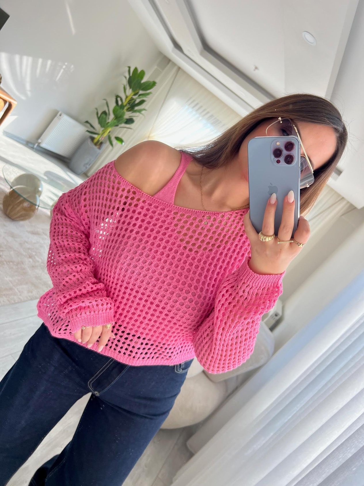 0150 İkili Delikli Triko PEMBE