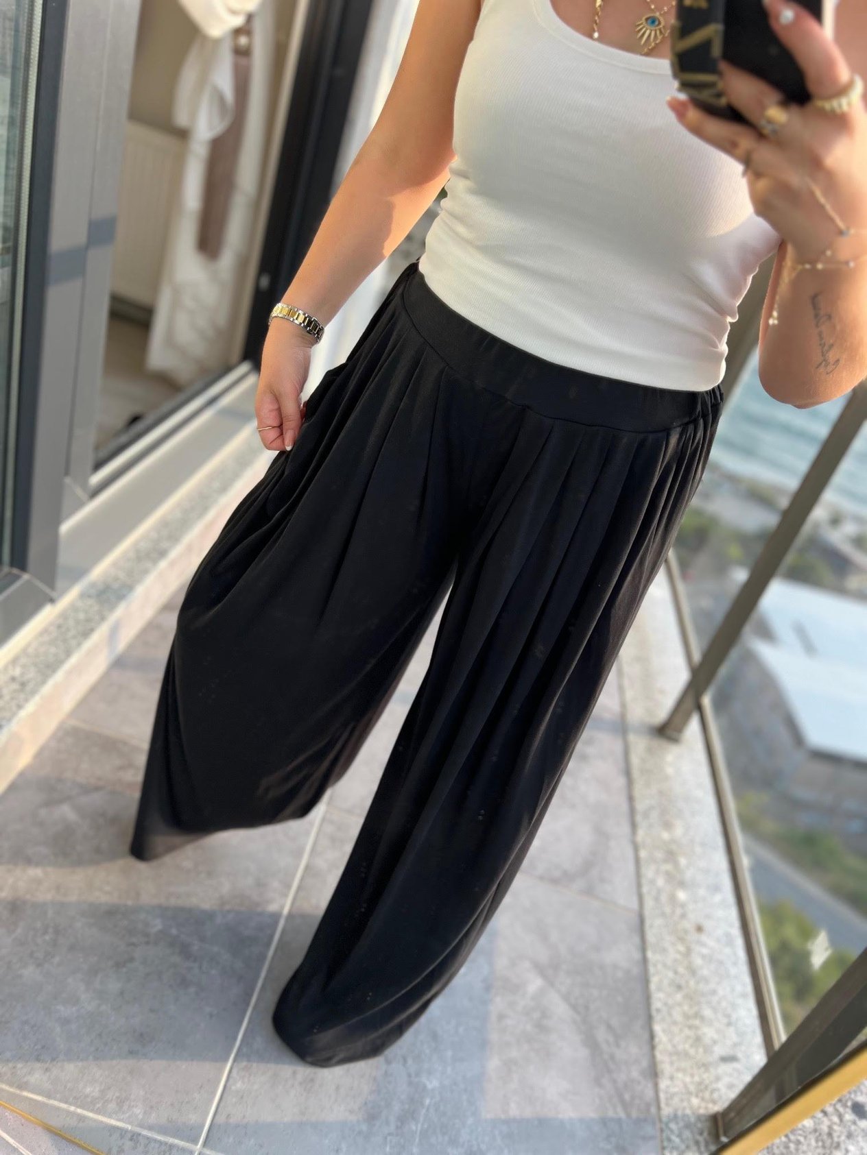 16240 Salaş Pantalon SİYAH