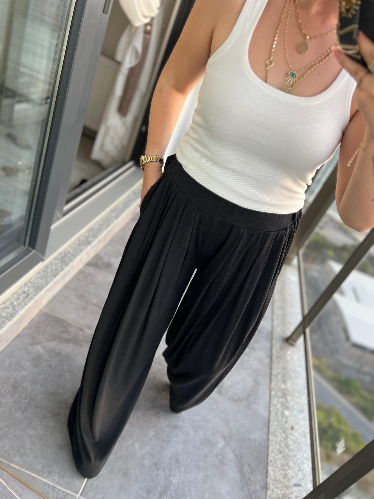 16240 Salaş Pantalon SİYAH