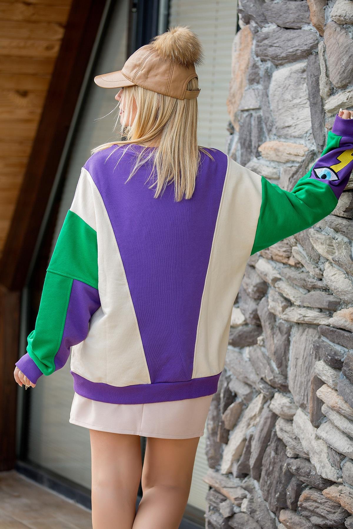 23Y17722 Renkli Sweat MOR