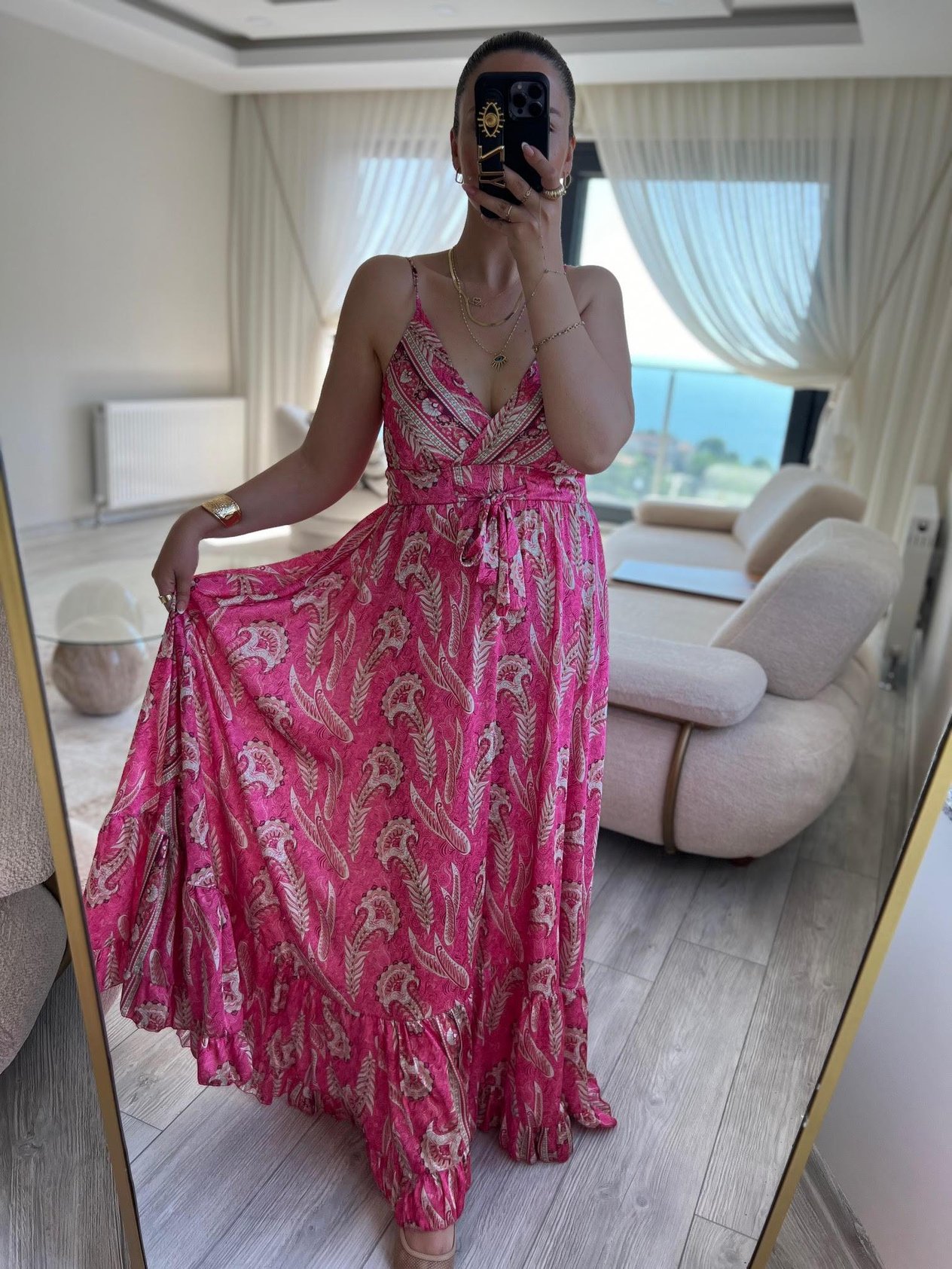 36095 Saten Elbise FUŞYA