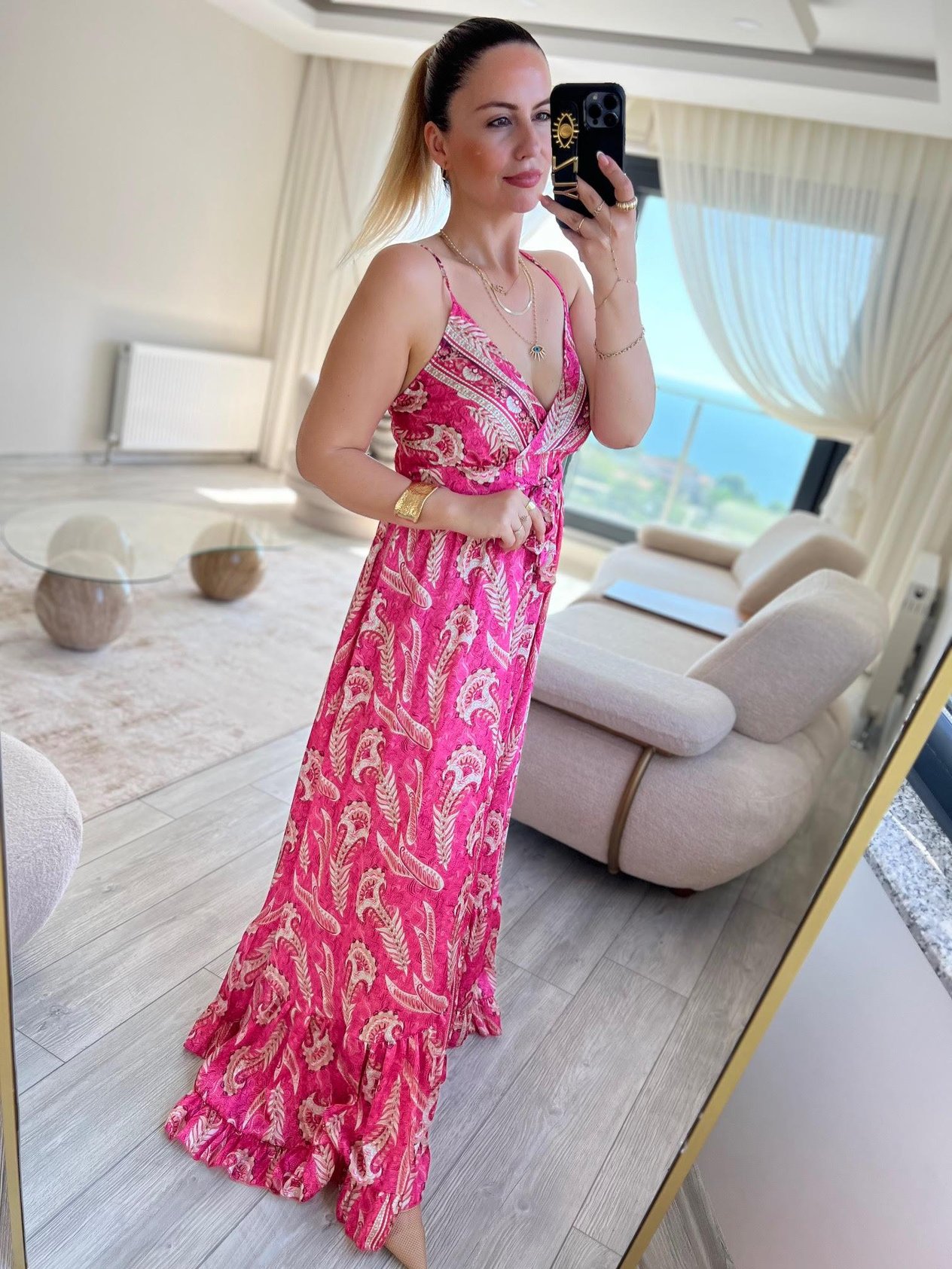 36095 Saten Elbise FUŞYA