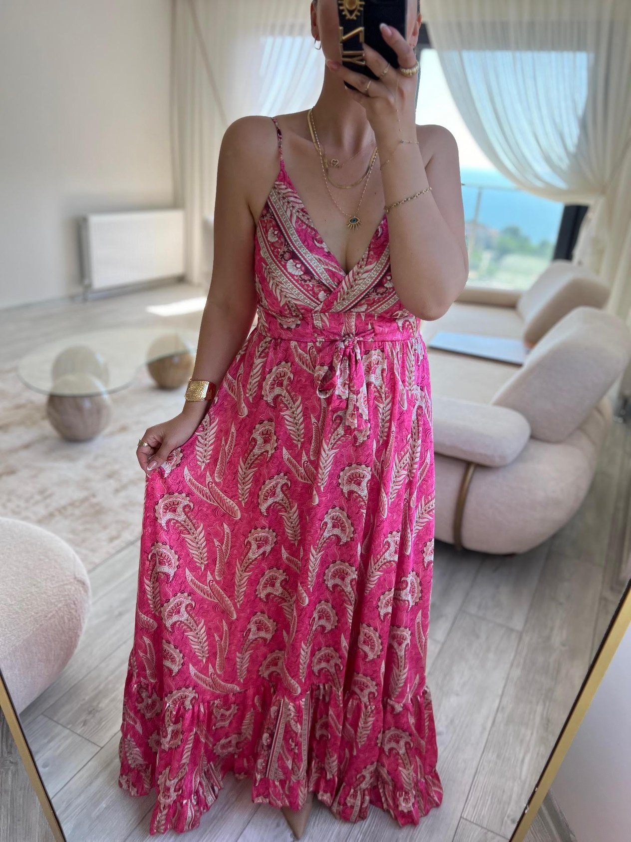 36095 Saten Elbise FUŞYA