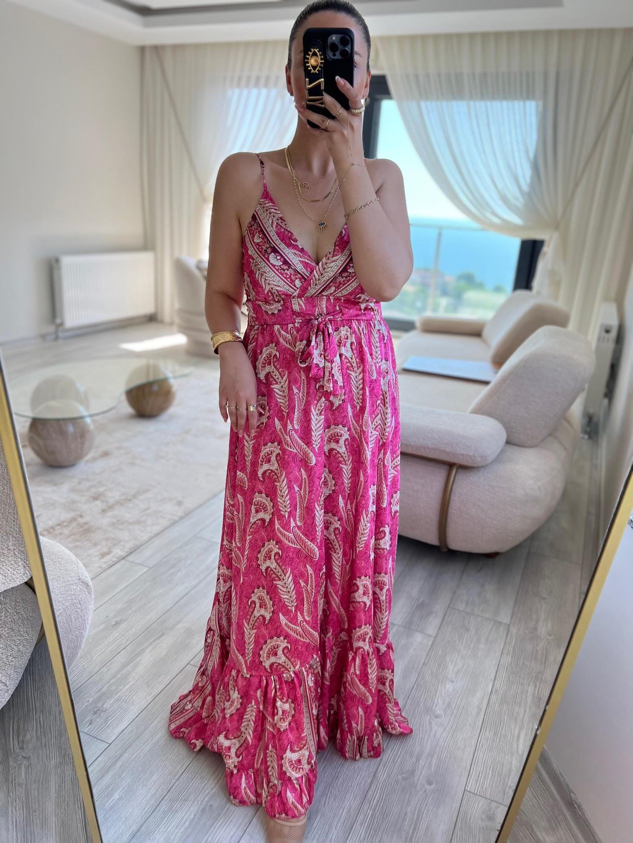 36095 Saten Elbise FUŞYA