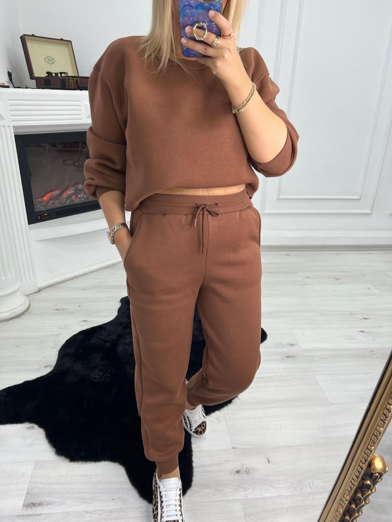 7014 U Paça 3 İplik Pantolon KAHVE