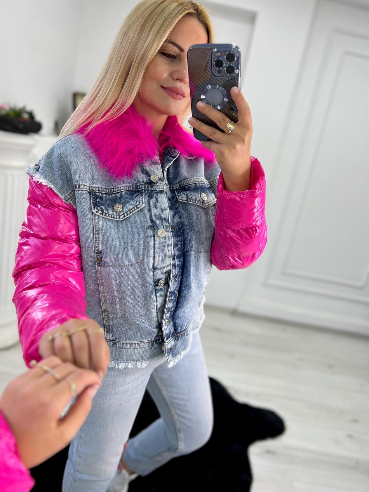 89849 Peluşlu Jean Mont FUŞYA