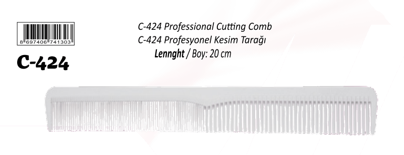 VENUSLINE CARBON KESİM TARAĞI C-424