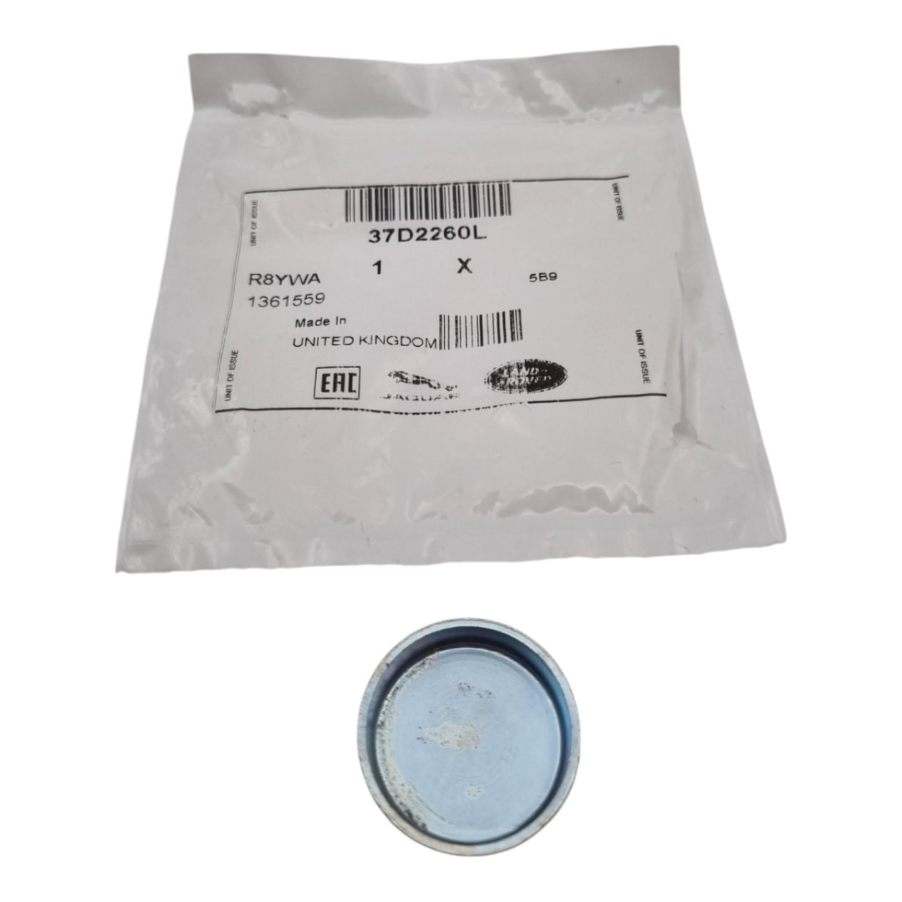 37D2260L SİLİNDİR KAPAK SU TAPASI