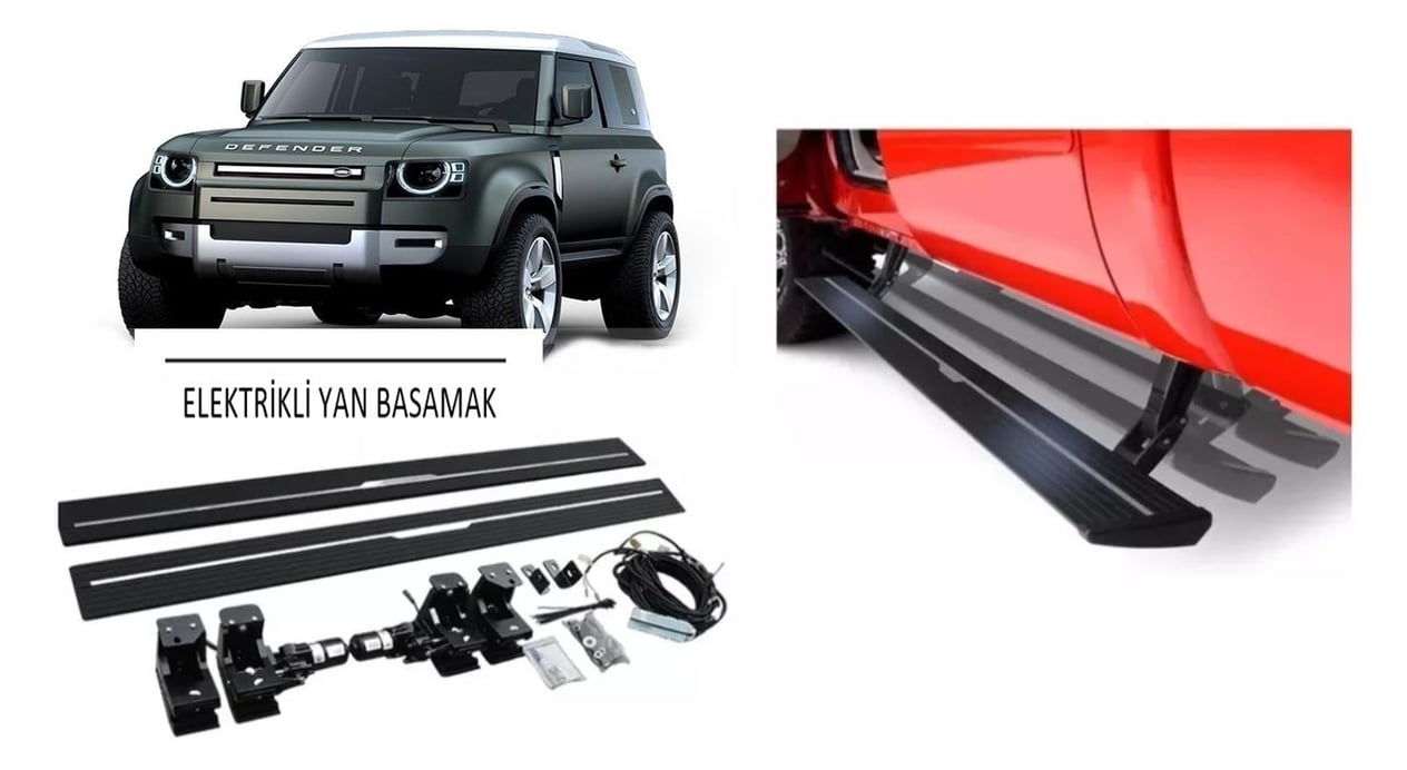 ELEKTRİKLİ YAN BASAMAK SETİ NEW DEFENDER 90 VPLEP0524-VPLEP0391
