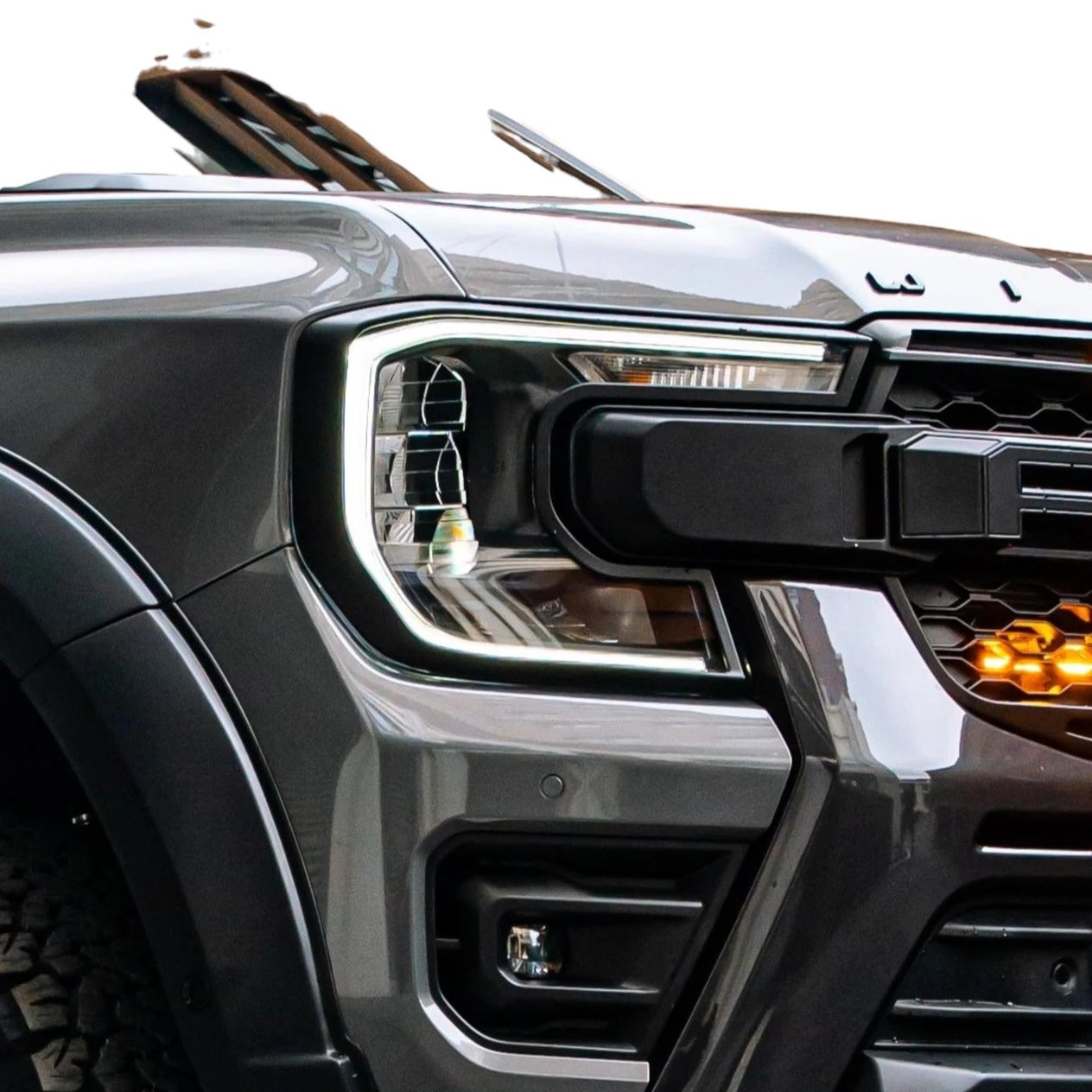 FORD RANGER T9 2022-2024 FAR ÇERÇEVE SETİ SAĞ SOL SİYAH