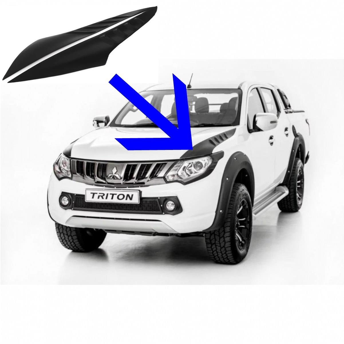 KAPUT ÜSTÜ HAVALANDIRMA KÖŞE SİYAH MITSUBISHI L200 2016-2019 