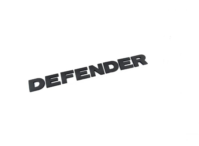 LAND ROVER DEFENDER ÖN KAPUT YAZISI SİYAH