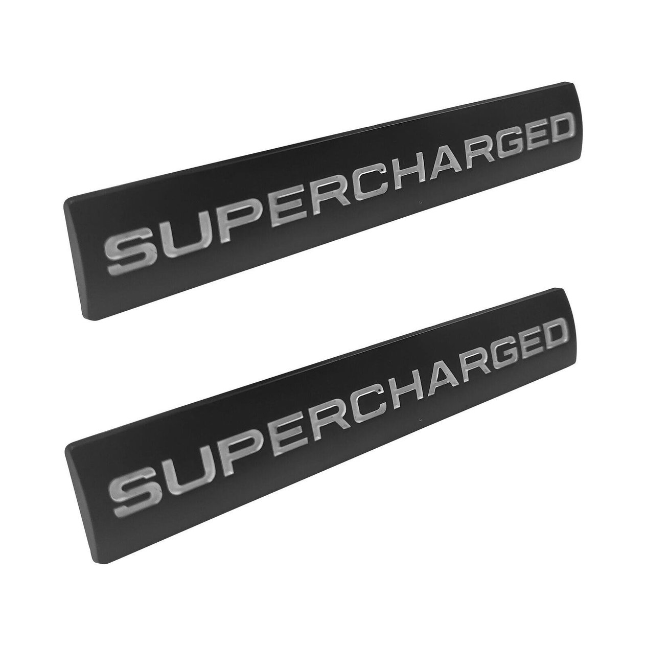 RANGE ROVER SUPERCHARGED SİYAH PLAKA GRİ ARKA YAZI