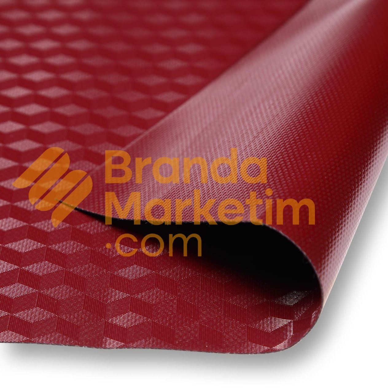 3D Blockout-PVC Pergola Tarpaulin Fabric-Burgundy