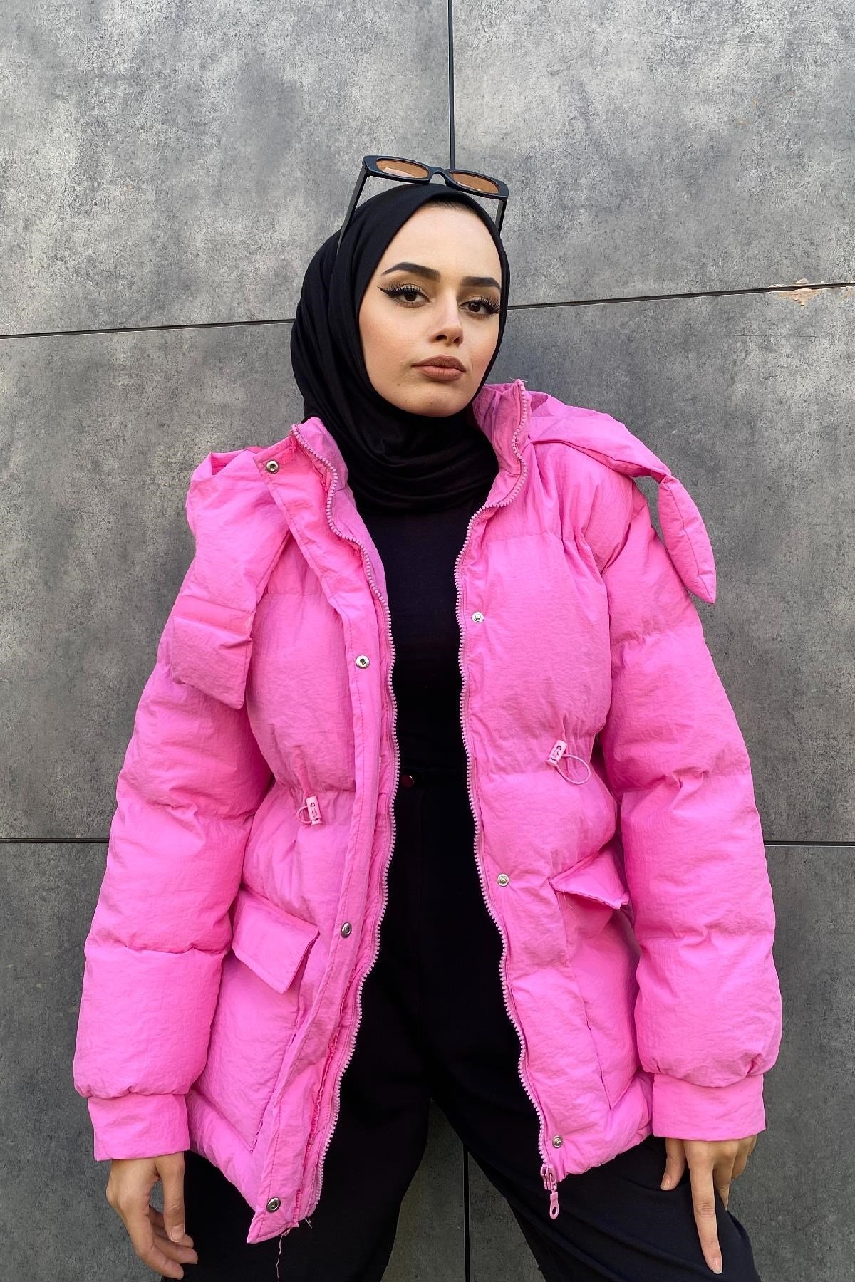 Beli Büzgülü Mont Pembe