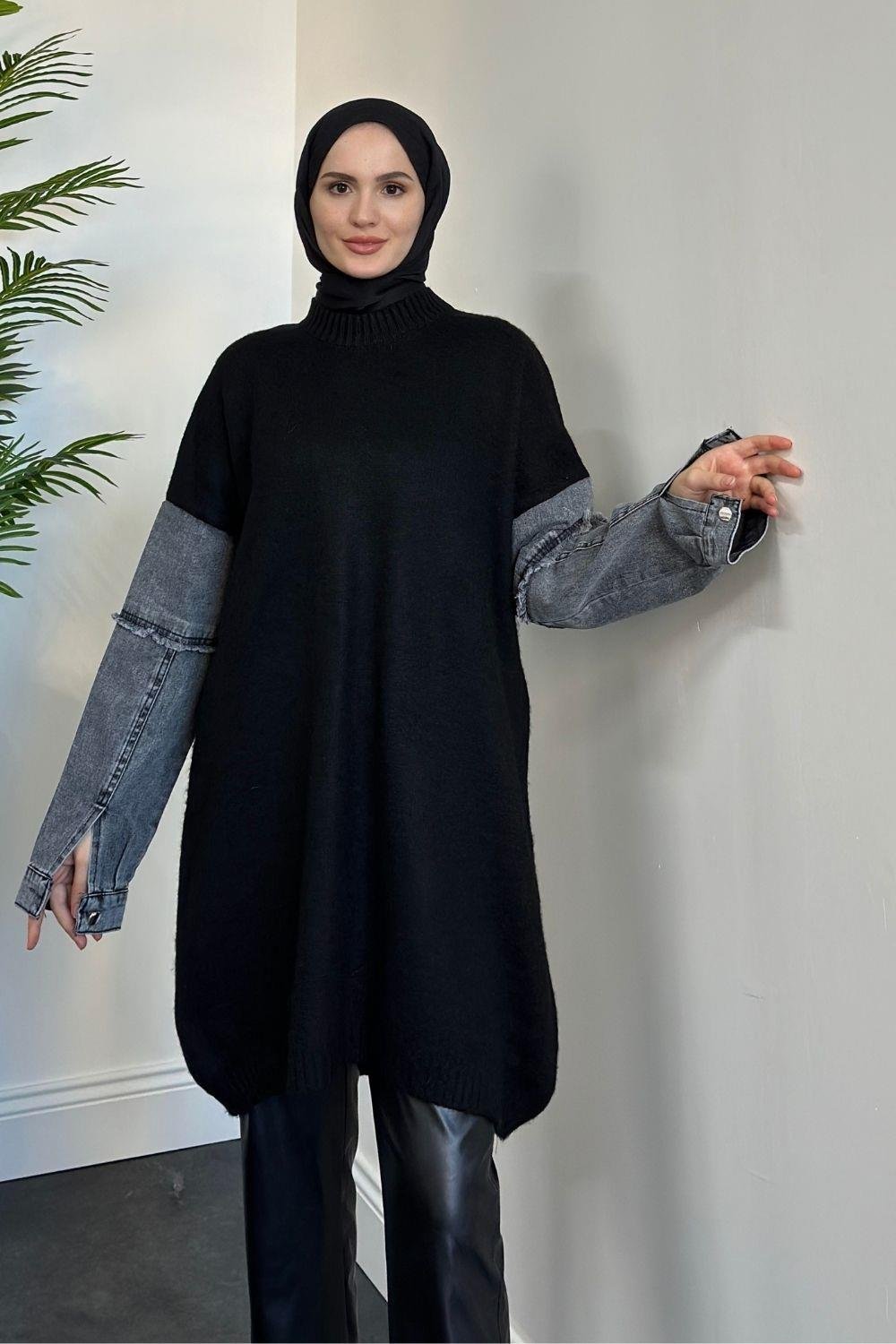 Kelly Triko Kazak Siyah