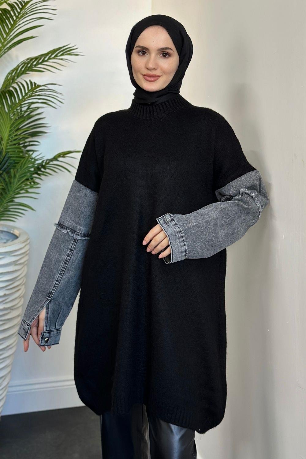 Kelly Triko Kazak Siyah