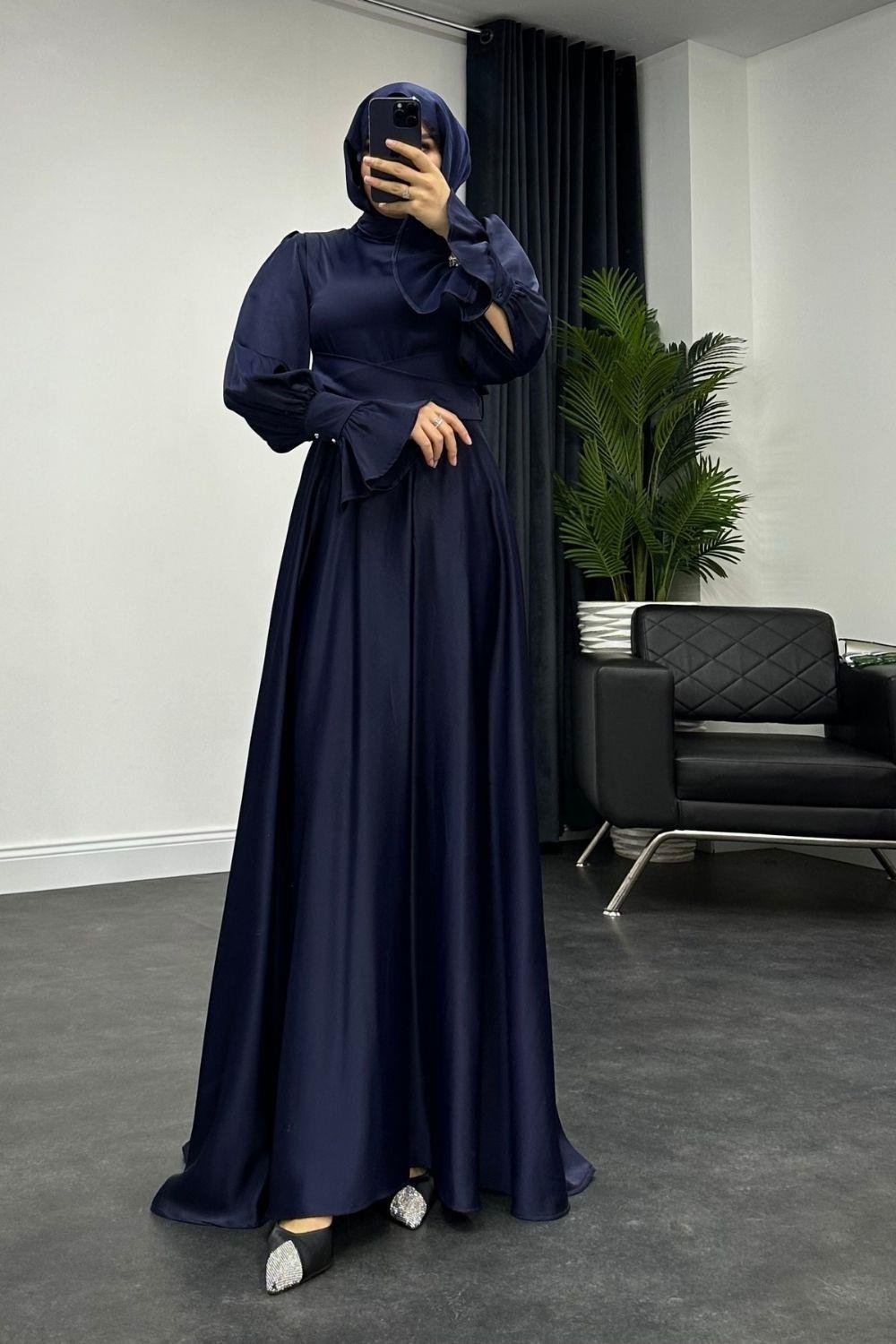 Rosy Abiye Lacivert