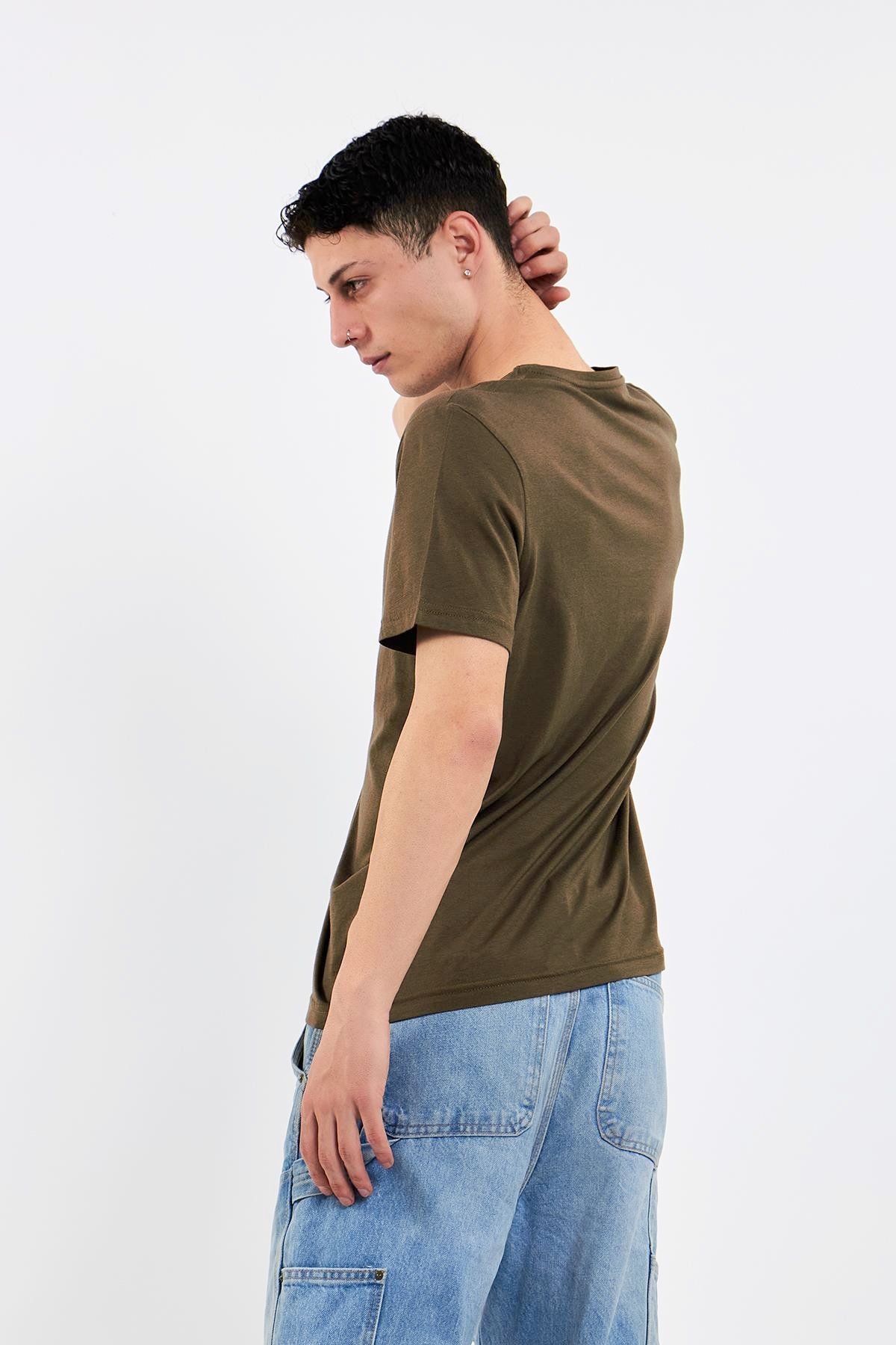 Slim Fit %100 pamuk Unisex T-shirt