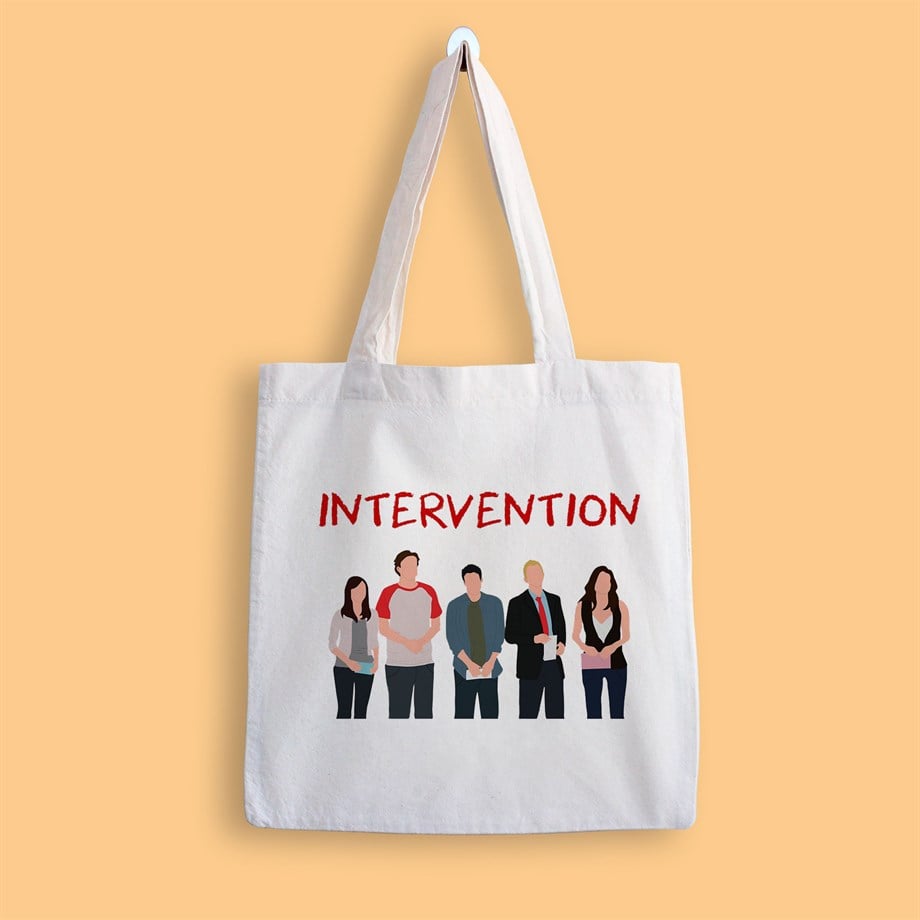 How I Met Your Mother Intervention Baskılı Bez Çanta