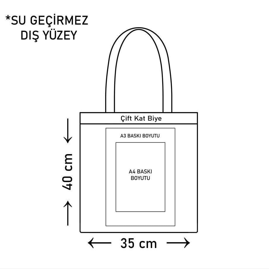 Taylor Swift Folklore Album Receipt Baskılı Bez Çanta
