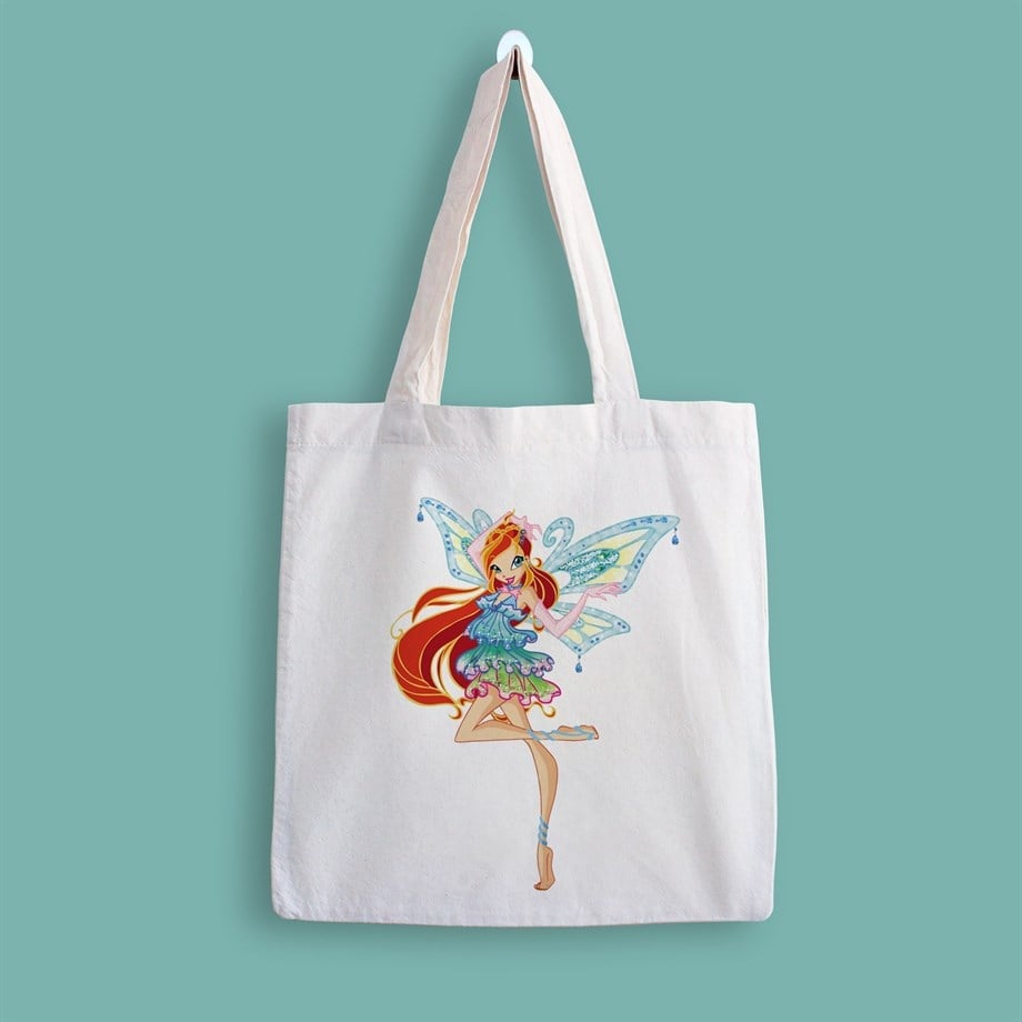 Winx Club Bloom Baskılı Bez Çanta