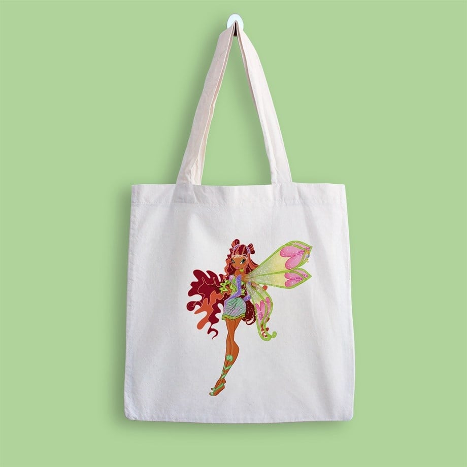 Winx Club Layla Baskılı Bez Çanta