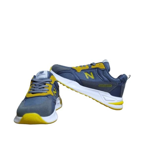 Arsama New Balance Yüksek tabanlı erkek spor ayakkabı Lacivert Sarı 