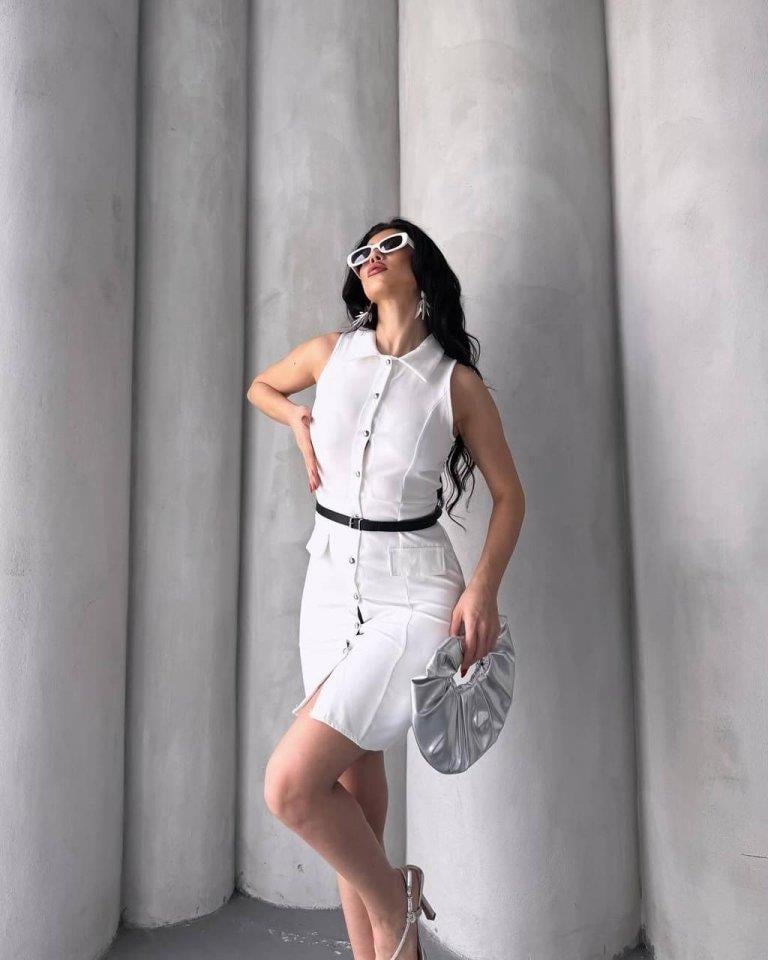 GÖMLEK YAKA ELBİSE