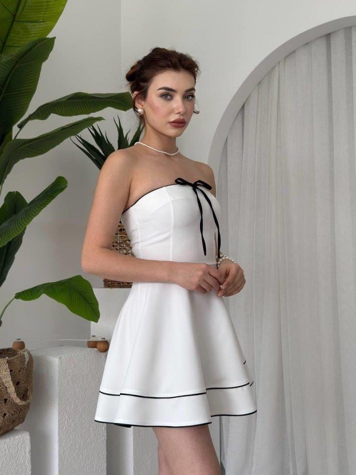 Yuna Straplez Elbise