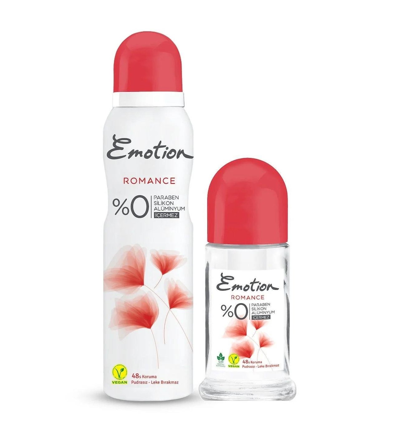 EMOTION  ROMANCE  DEO 150 ml.- +ROLL ON 50 ML -12