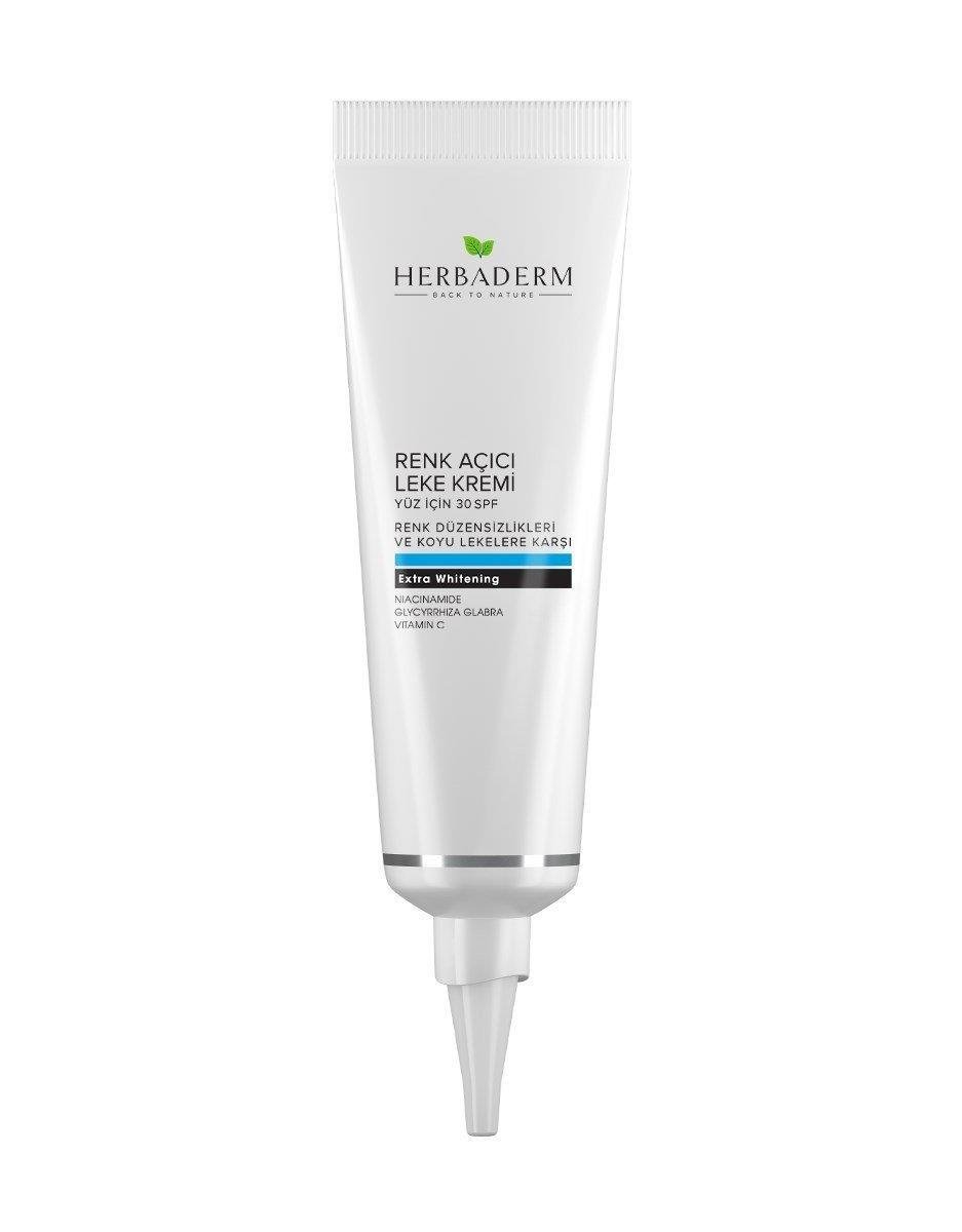 Herbaderm Renk Açıcı Leke Kremi Yüz İçin (30 SPF) 55 Ml