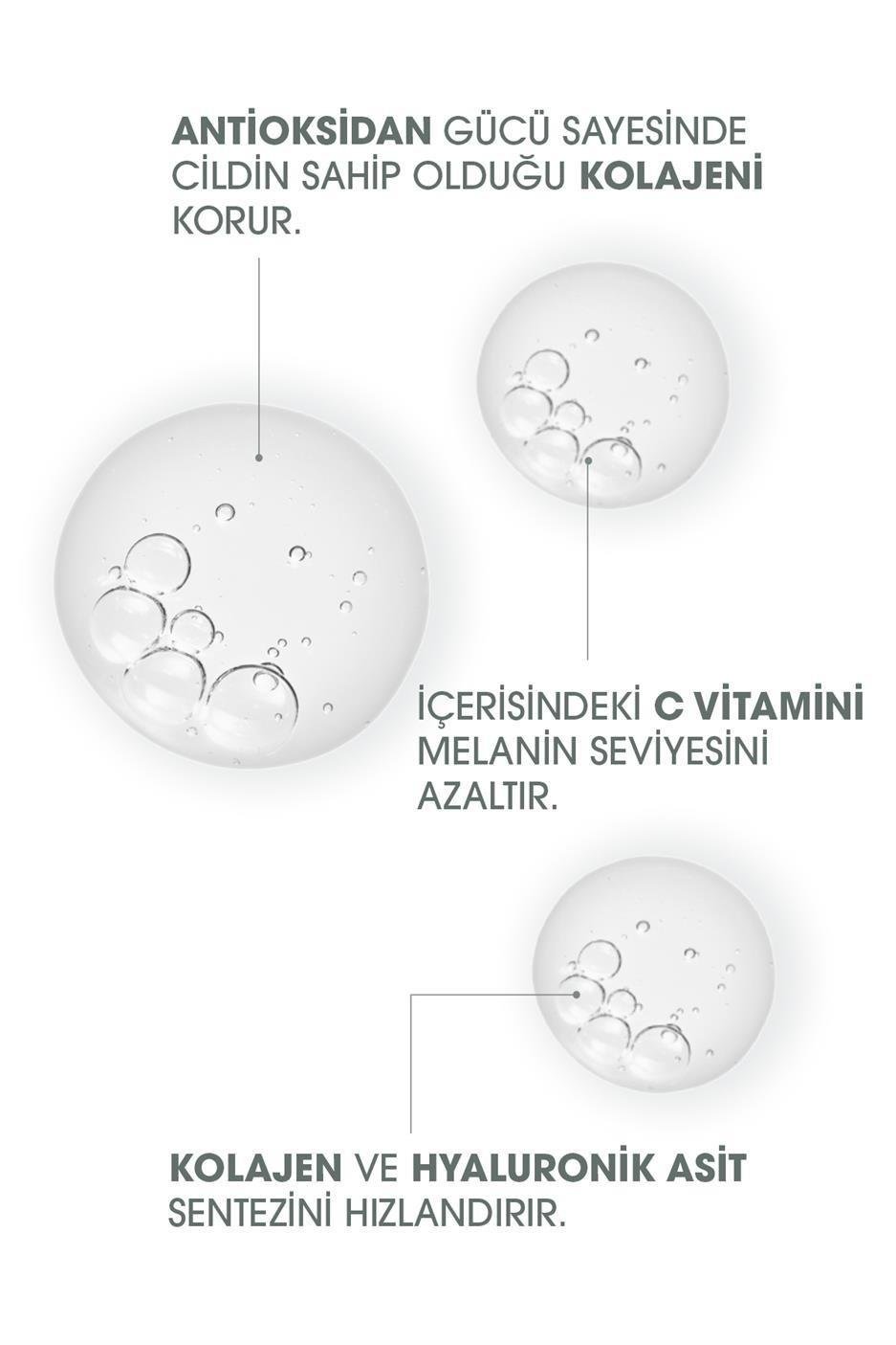 Herbaderm Süper Serum (Collagen+ C Marine Kolajen %3+ 3-O-Etil Askorbik Asit % 0,5) Sıkılaştırıcı ve Aydınlatıcı 30 Ml
