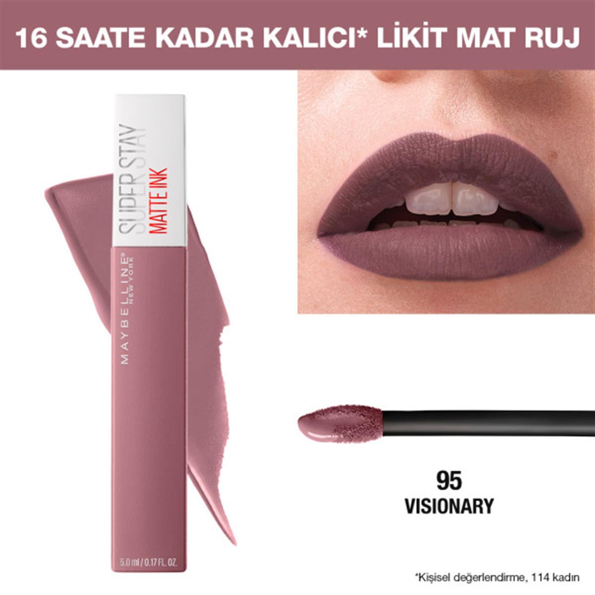 Maybelline Matte Likit Ruj Unnude - 95 Visionary
