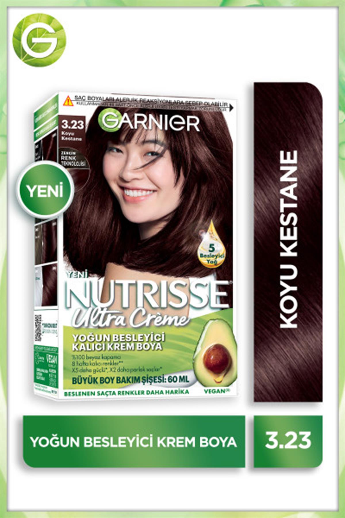 NUTRİSSE ULTRACREME 3.23 KOYU KESTANE