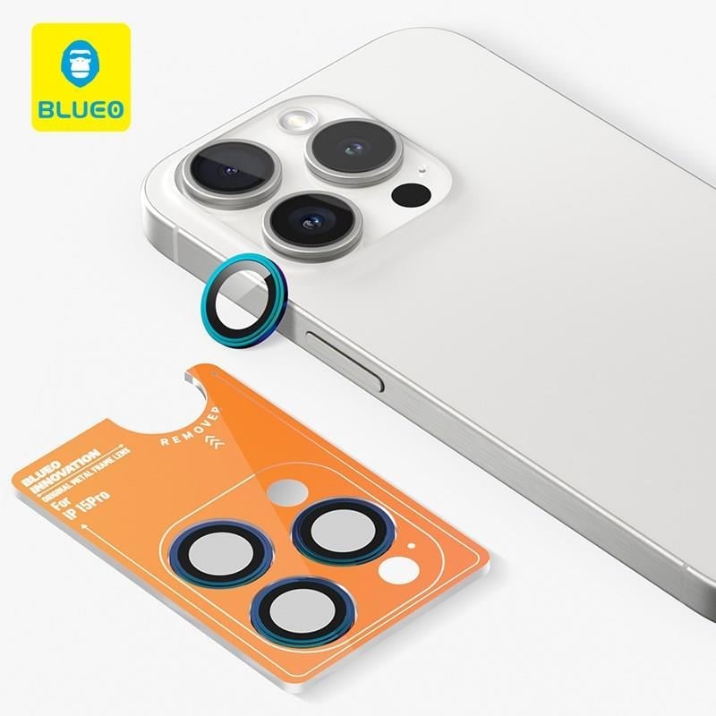  iP 15/iP 15 Plus Metal Çerçeve Lens Koruyucu Colorful Renkli