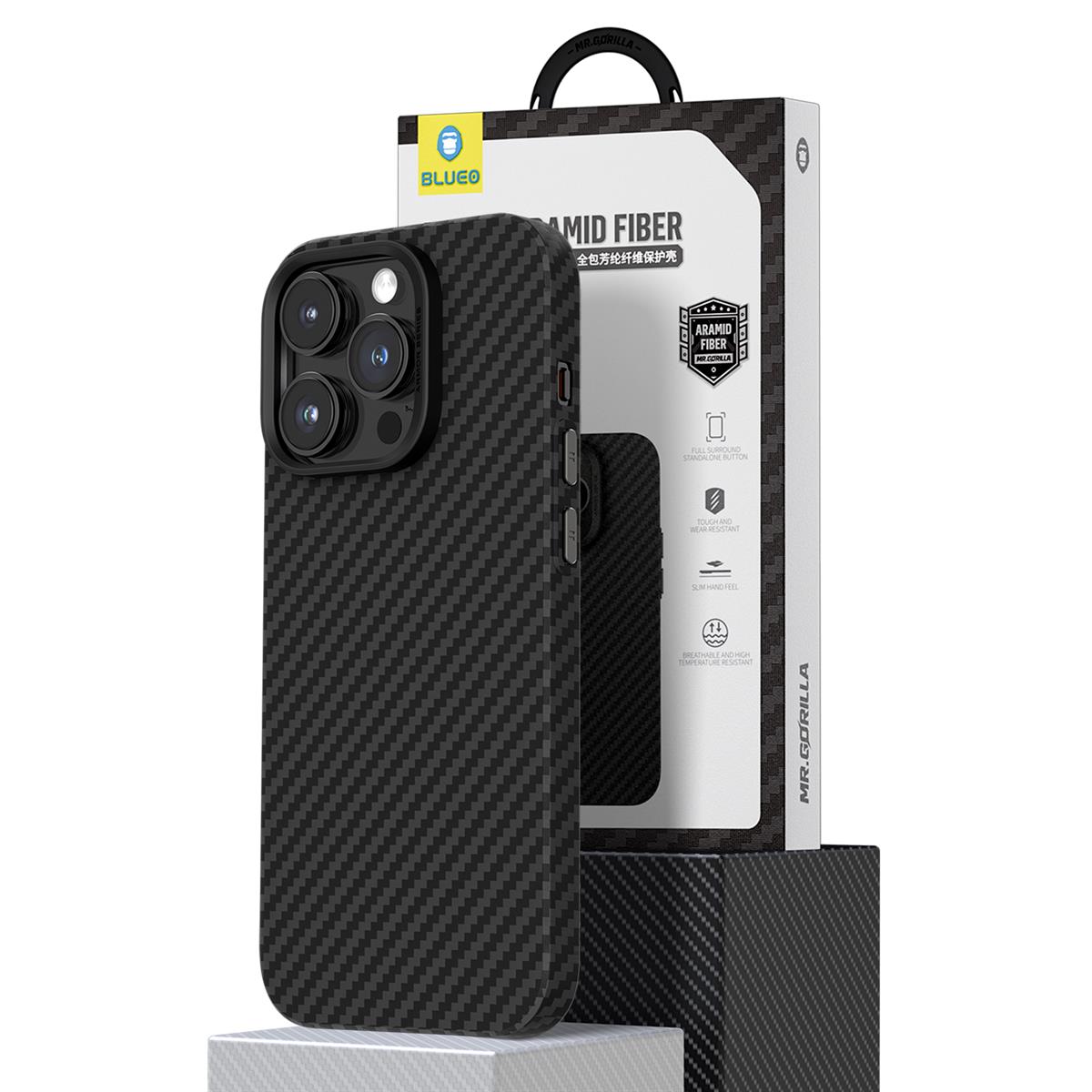 Blueo Armor Aramid Fiber Anti-Drop Magsafe Kılıf iP 13  